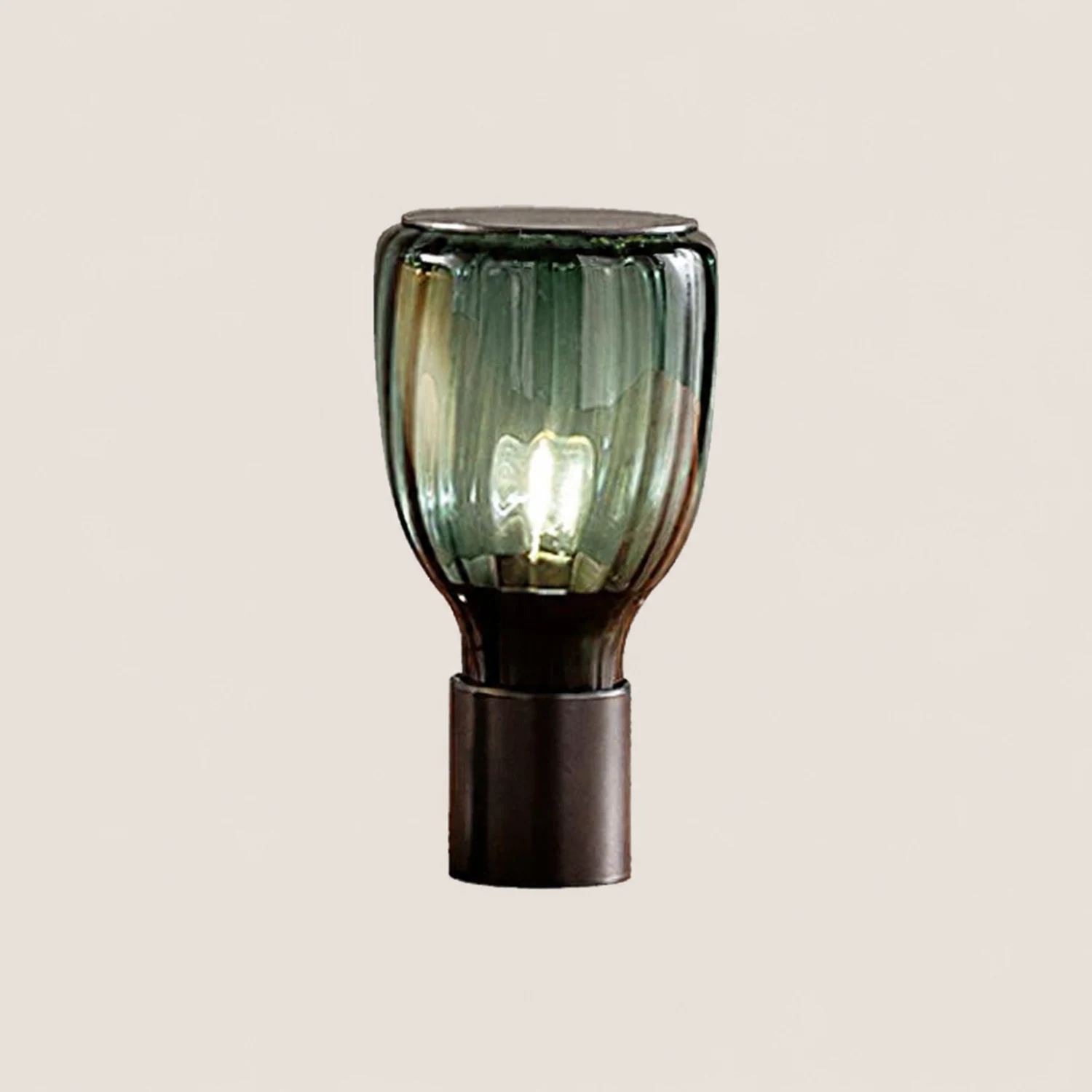 Colorful Bottle Glass Table Lamp - Lumpaz