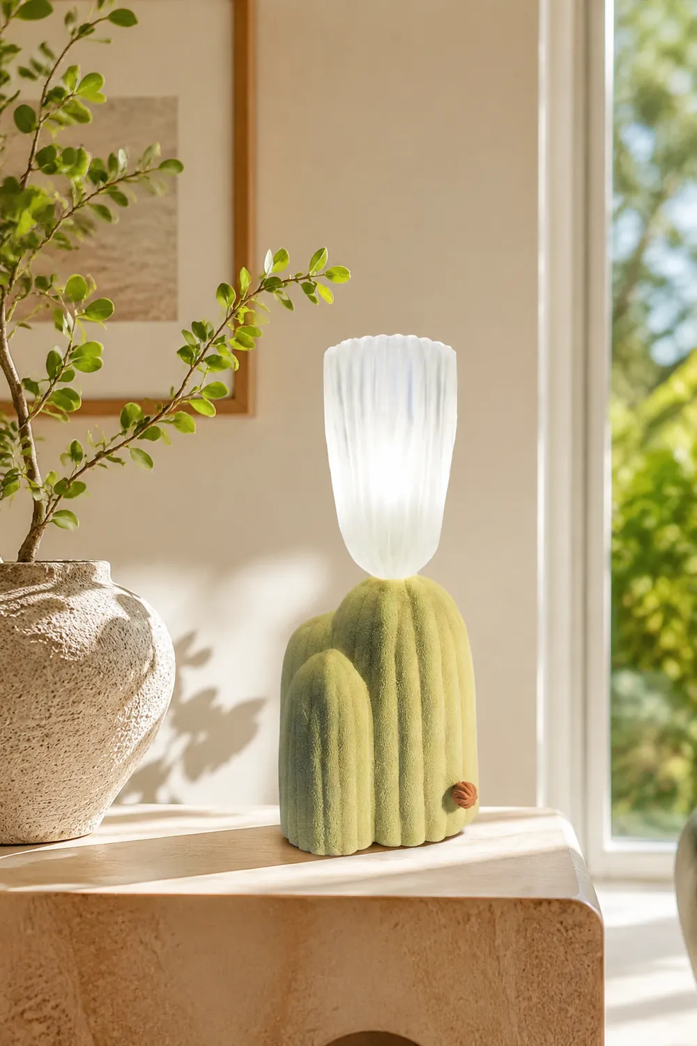 Creative Green Cactus Table Lamp - Lumpaz