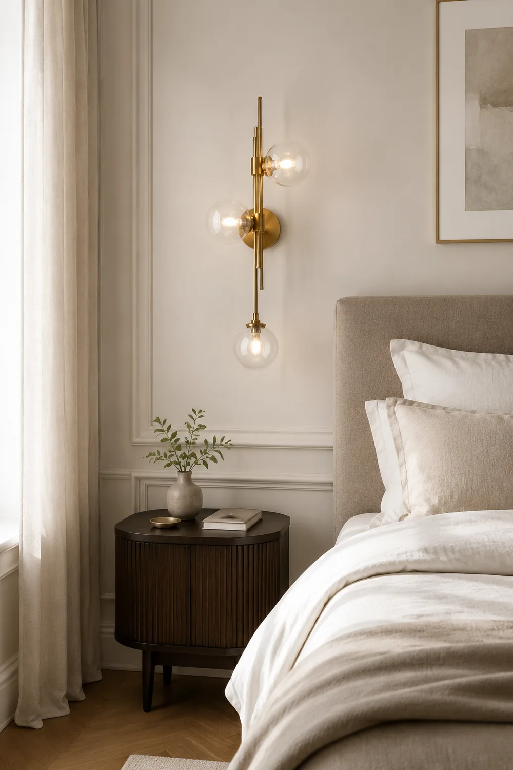 Vintage Ball 3 Heads Glass Wall Lamp - Lumpaz