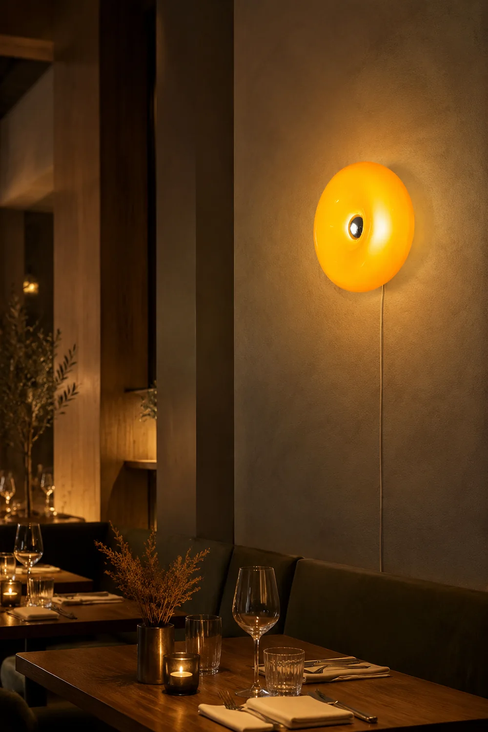 Donut Wall Lamp Glass  Wall Light Wall Sconces - Lumpaz