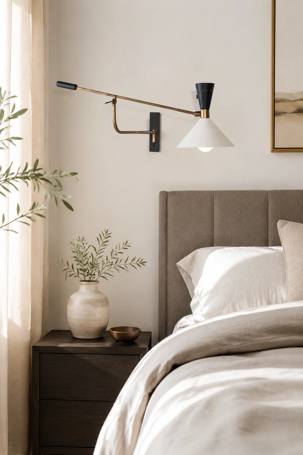 Modern Metal Cone Shade Wall Lamp - Lumpaz