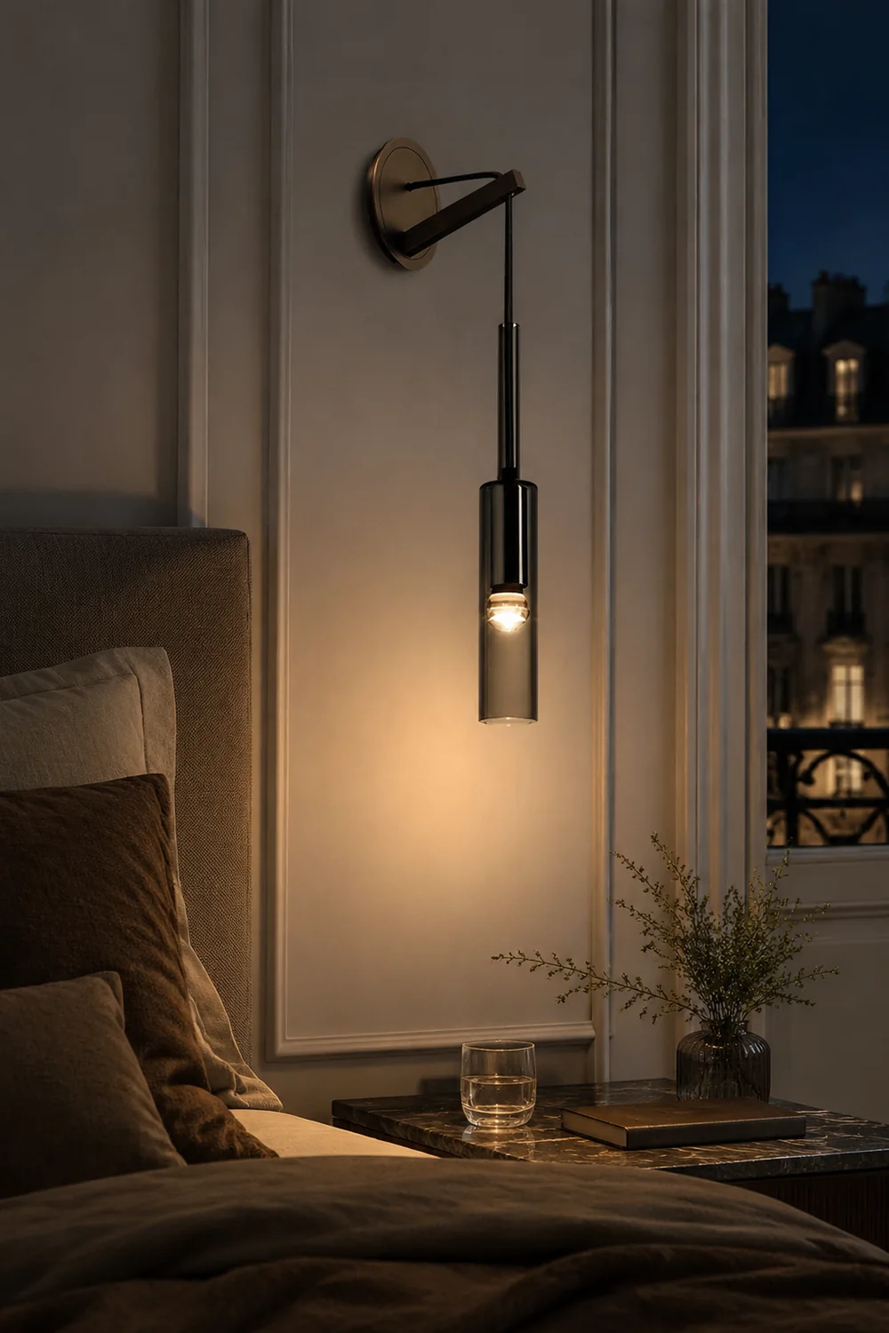 Nordic Creative Wine Bottle Wall Lamp For Living Room - Lumpaz
