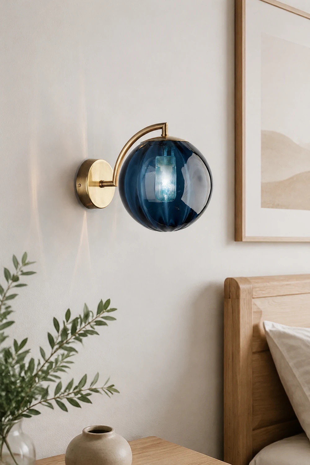 Multicolor Glass Home Decor Wall Lamp - Lumpaz