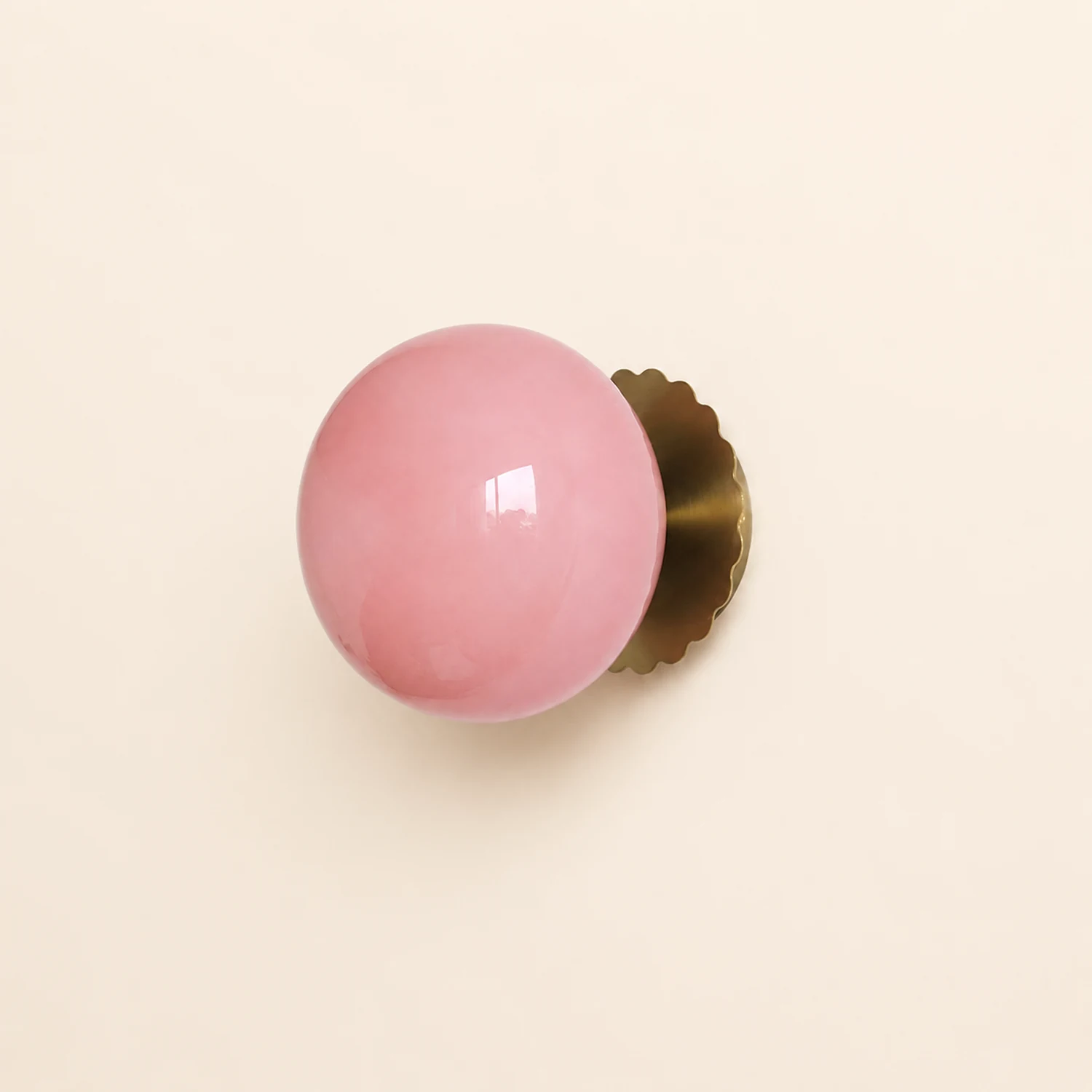 Vintage Glass Round Head Wall Sconce - Lumpaz