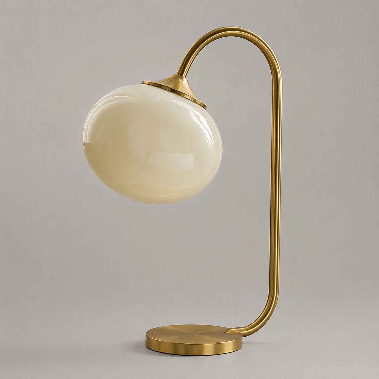 Marshmallow Metal Glass Table Lamp - Lumpaz