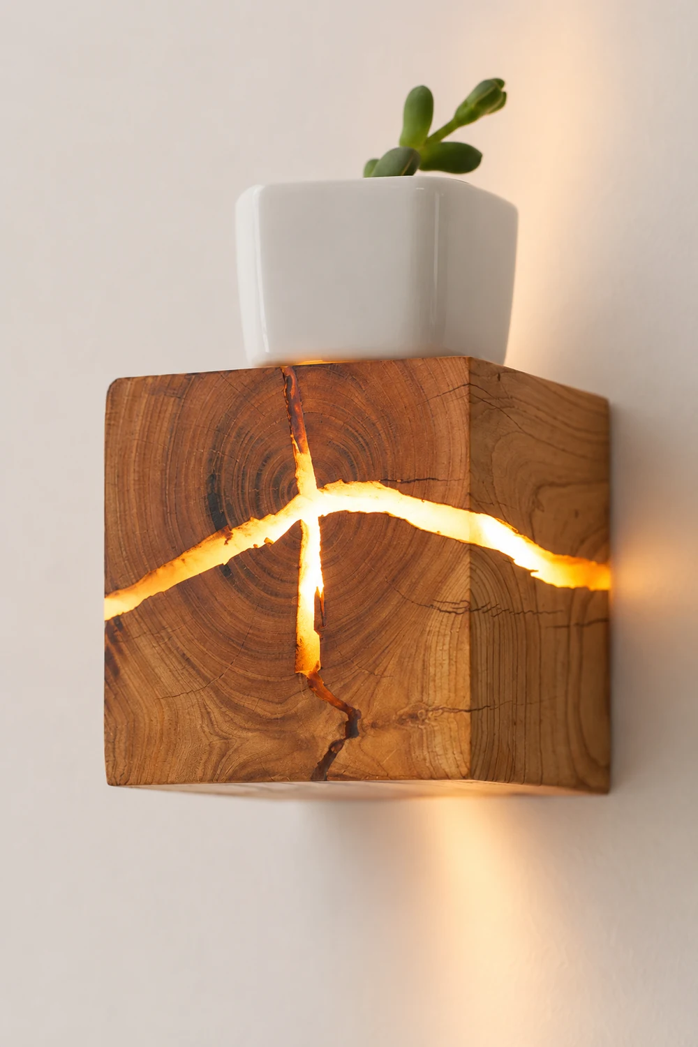 Creative Cracked Corridor Wall Sconce - Lumpaz