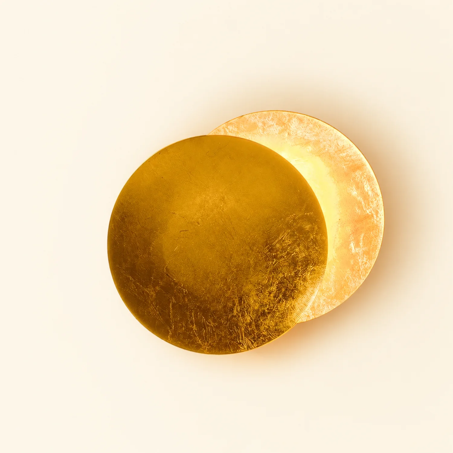Modern Round Circle Creative Rotating Wall Light - Lumpaz