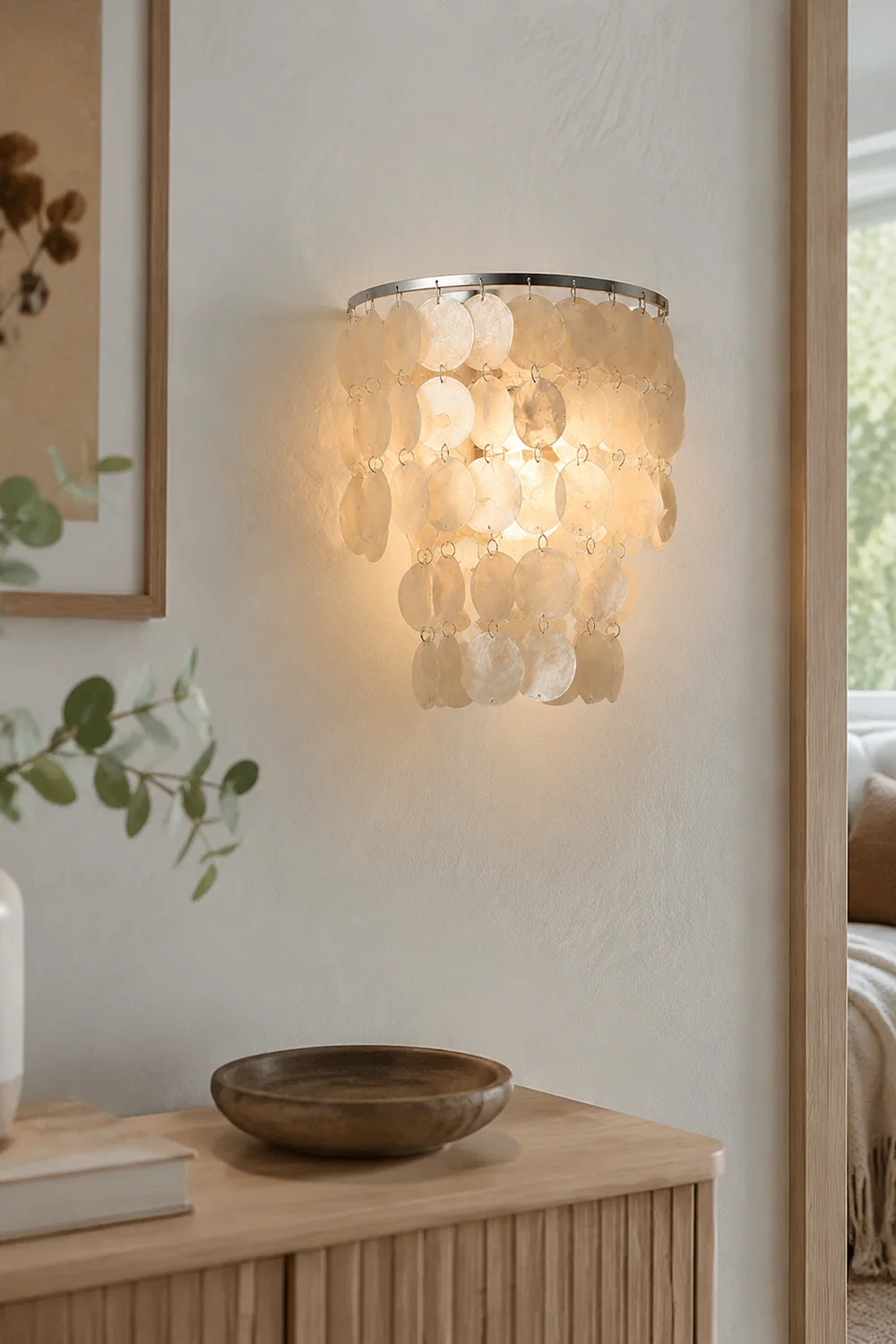 Nordic Modern Minimalist Shell Aisle Wall Lamp - Lumpaz