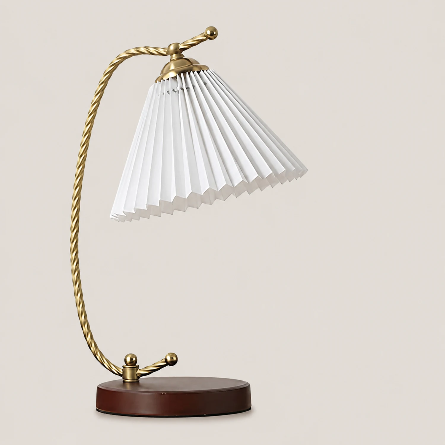 Dotty Retro Pleated Table Lamp - Lumpaz