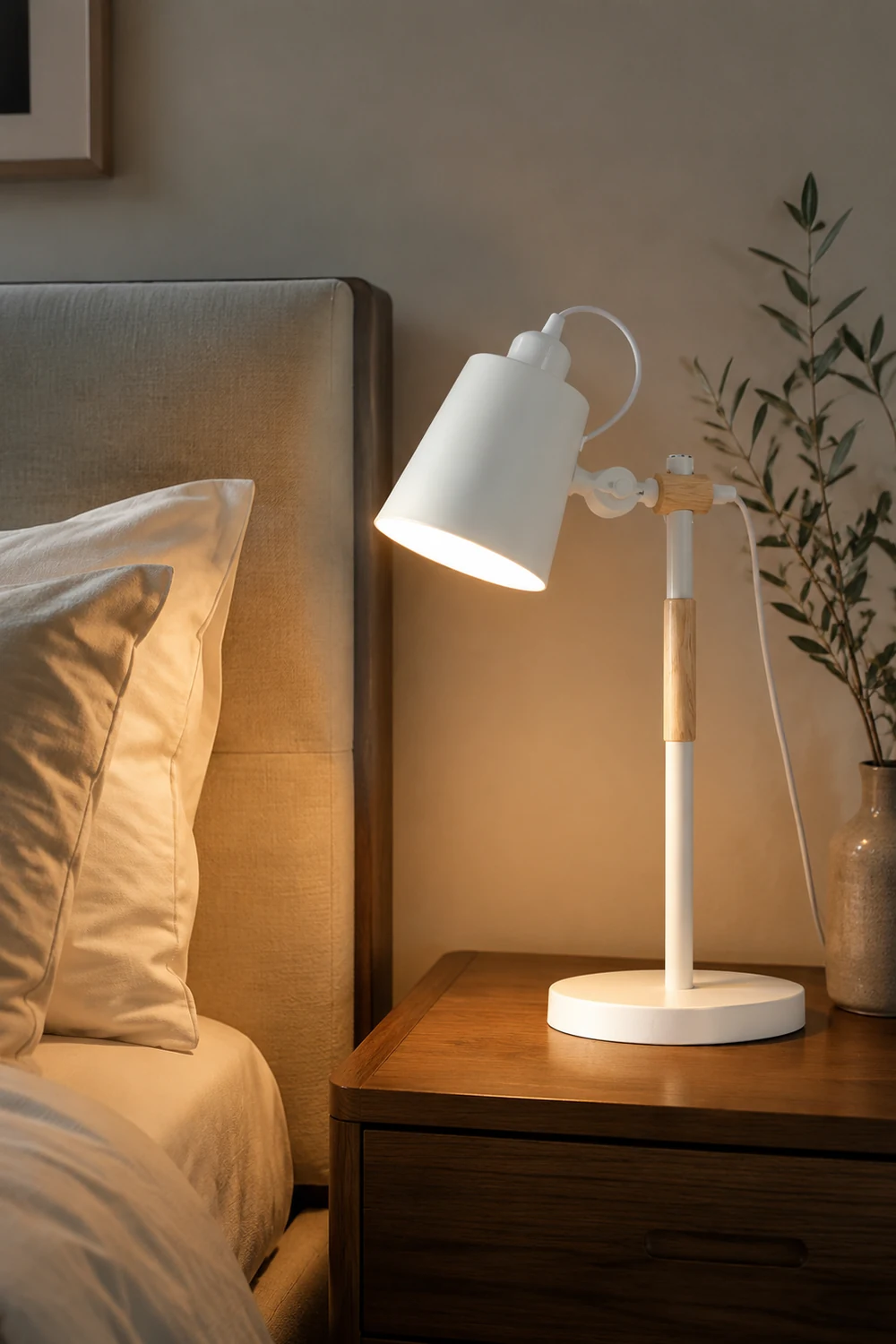 LED Modern Nordic Simple Bedroom Table Lamp - Lumpaz
