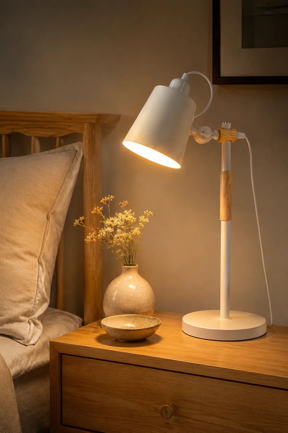 LED Modern Nordic Simple Bedroom Table Lamp - Lumpaz