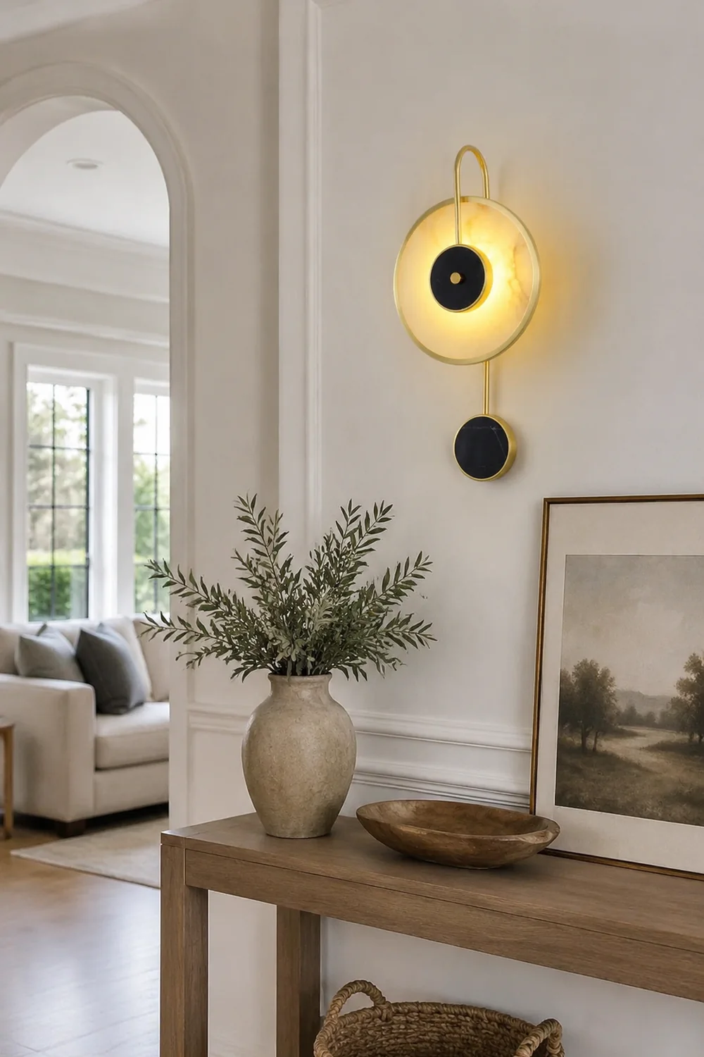 Retro Creative Indoor Round Wall Light - Lumpaz