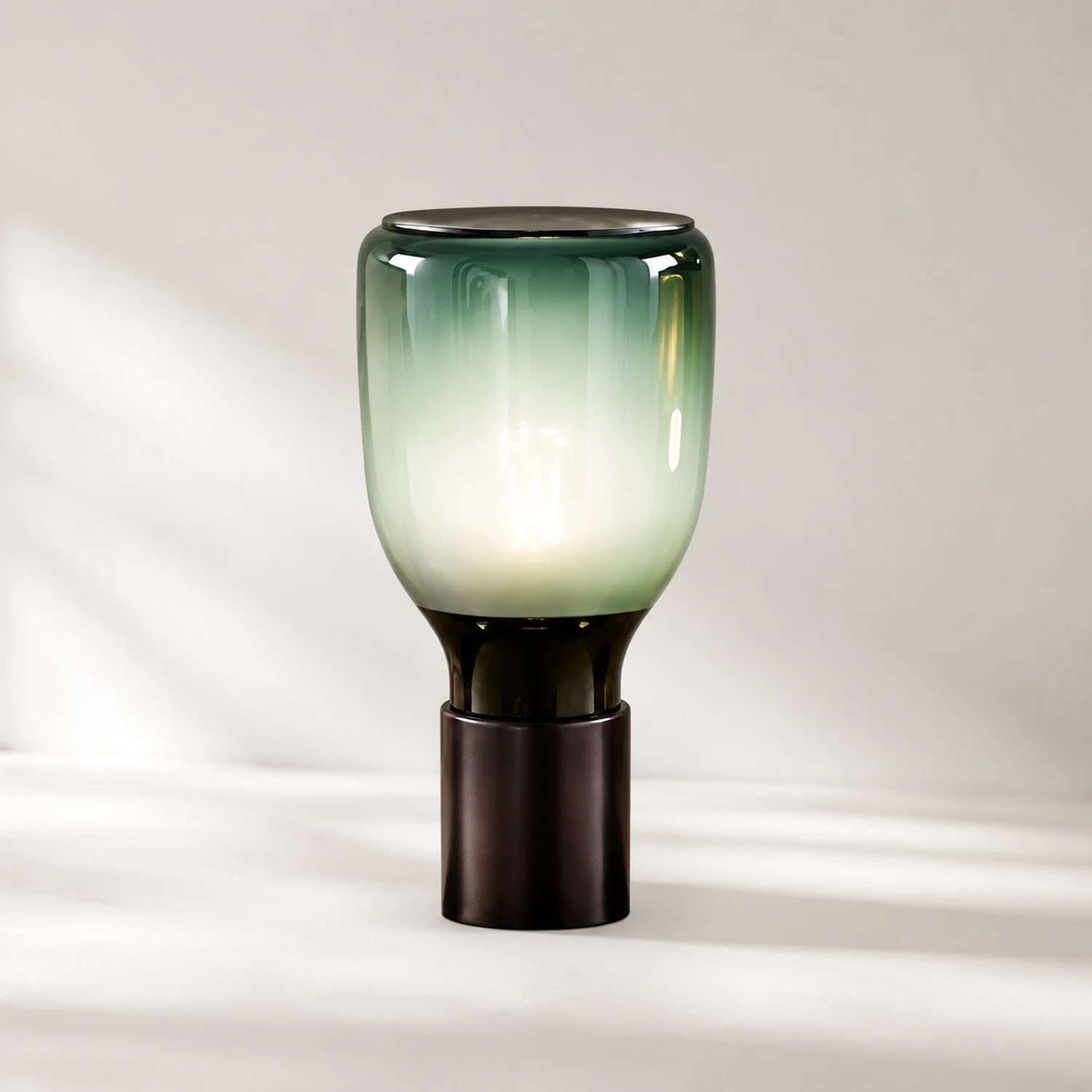 Colorful Bottle Glass Table Lamp - Lumpaz