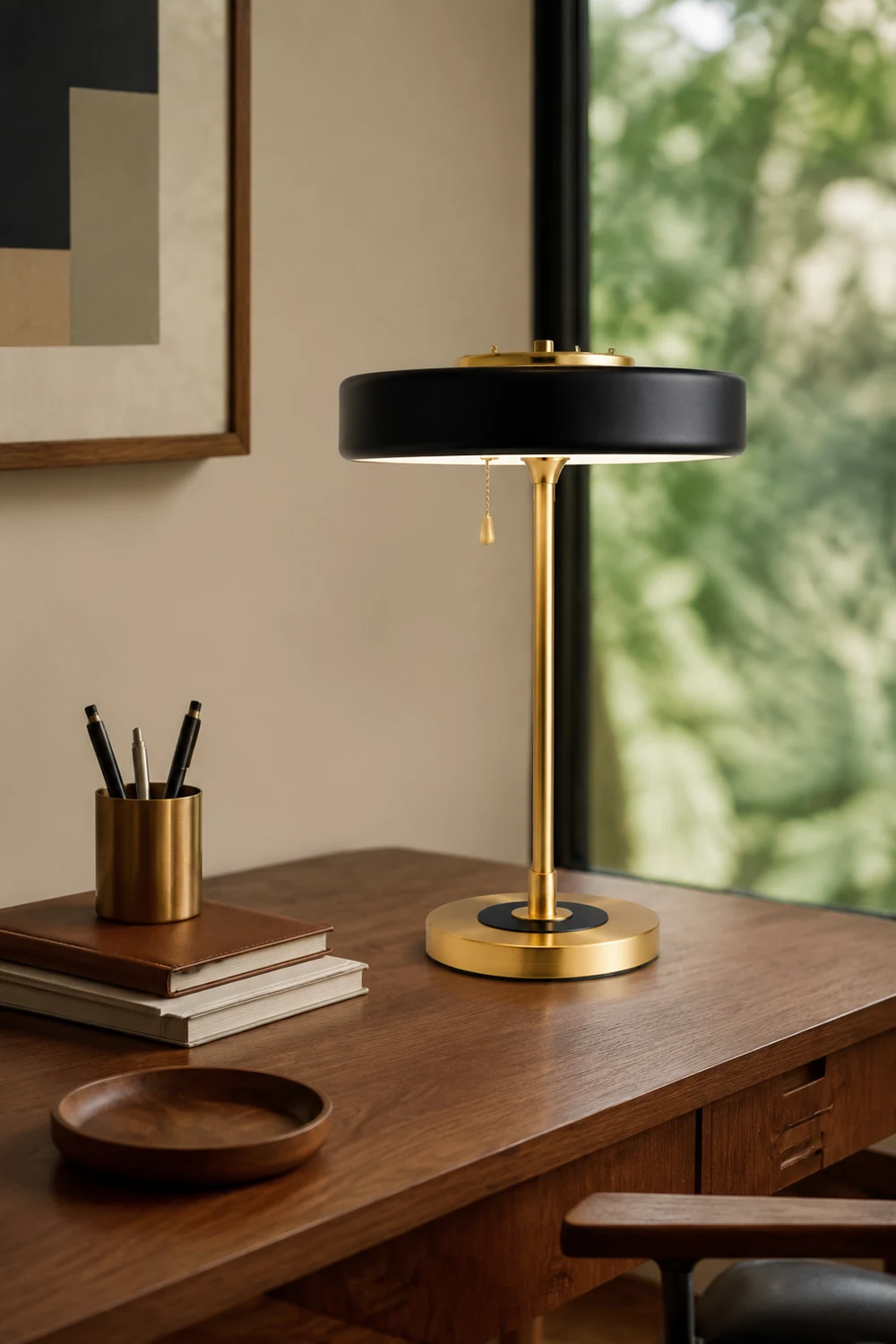 American Neoclassical Fashion Bert Frank Ranger Table Lamp - Lumpaz