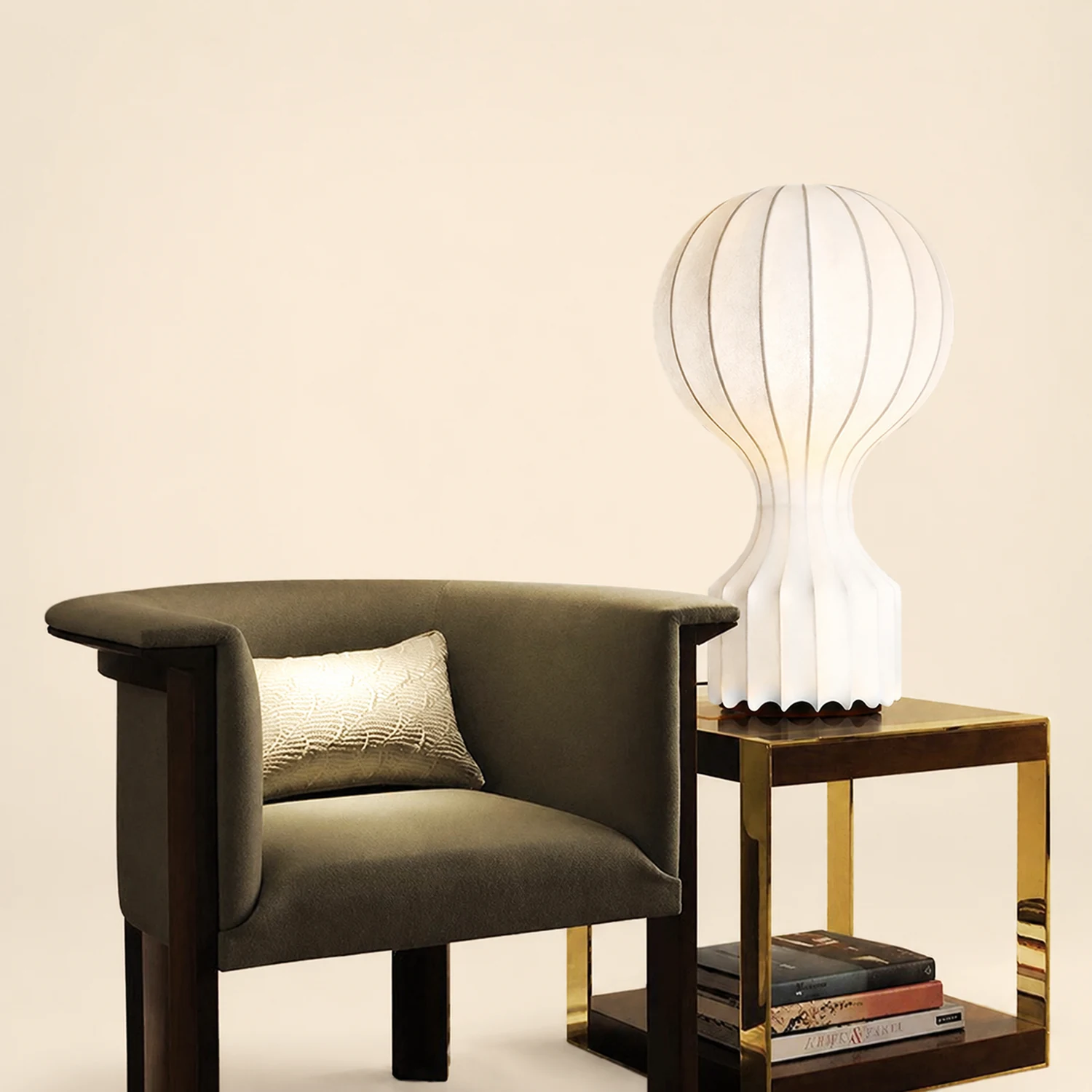 Vintage Fabric Gatto Table lamp - Lumpaz