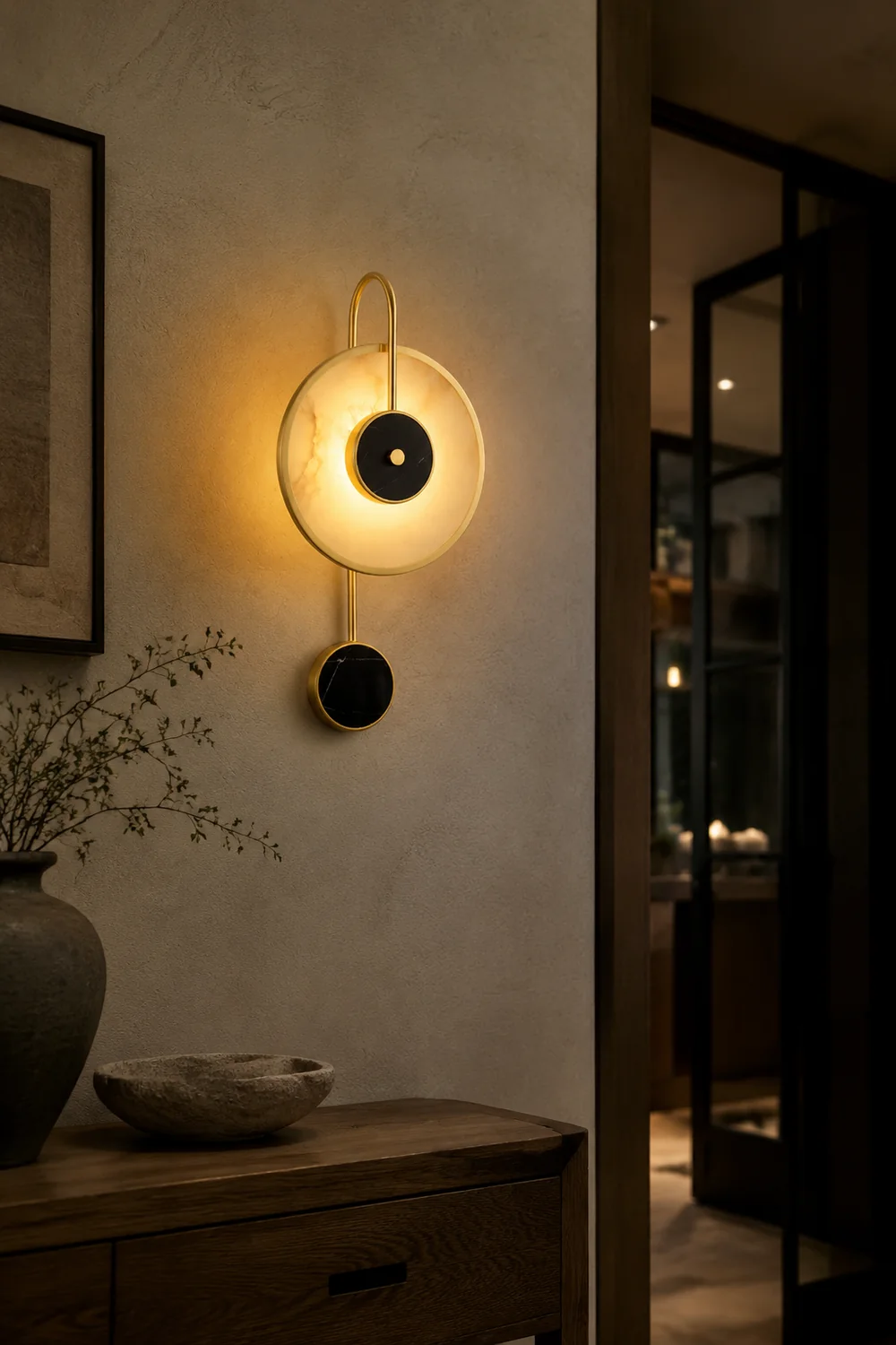 Retro Creative Indoor Round Wall Light - Lumpaz