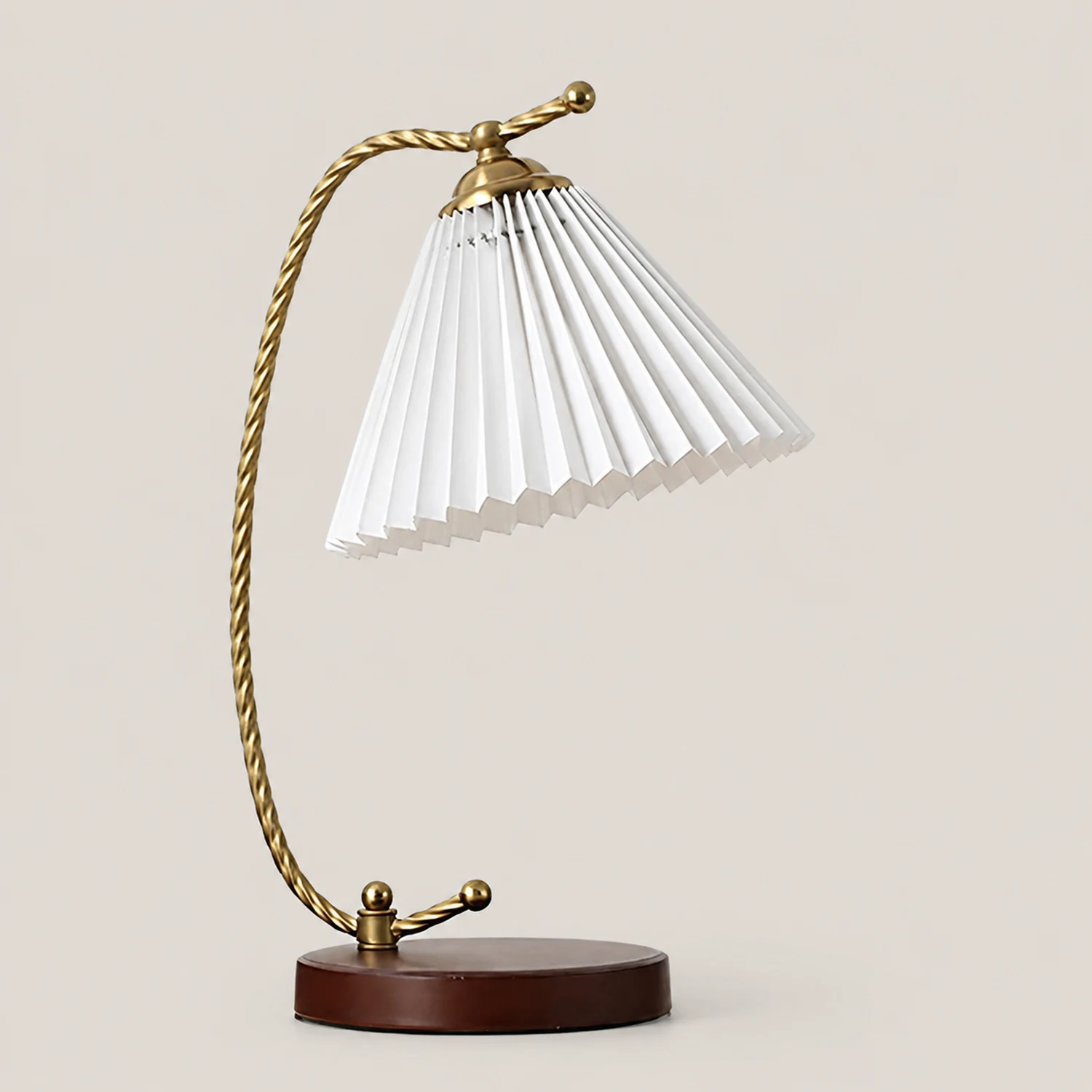 Dotty Retro Pleated Table Lamp - Lumpaz