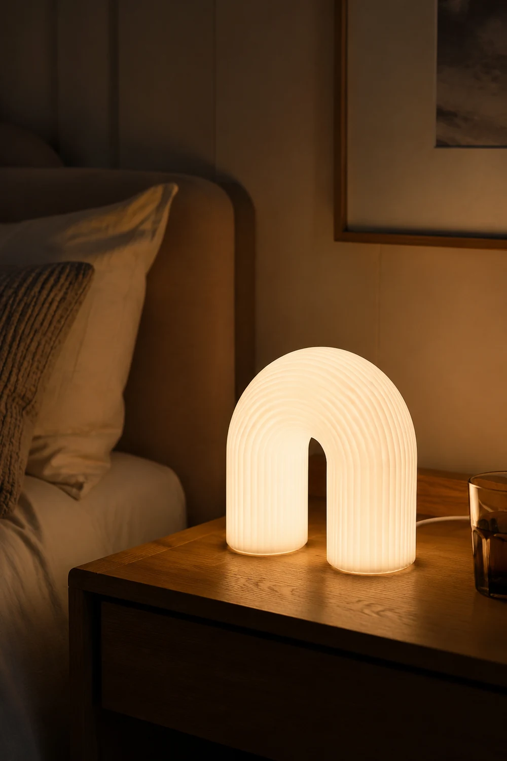 Unique Arch Metal Table Lamp - Lumpaz