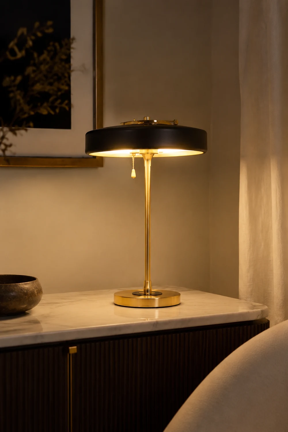 American Neoclassical Fashion Bert Frank Ranger Table Lamp - Lumpaz