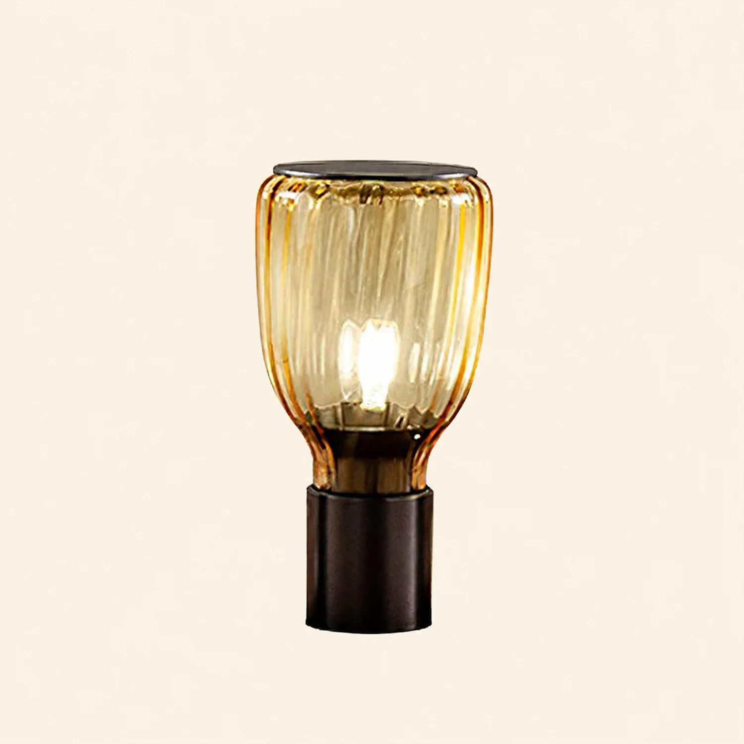 Colorful Bottle Glass Table Lamp - Lumpaz