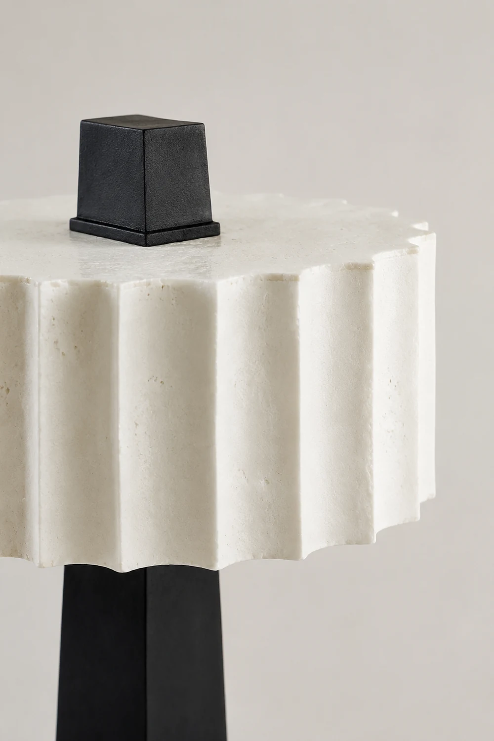 Creative Designer Black & White Decorative Table Lamp - Lumpaz
