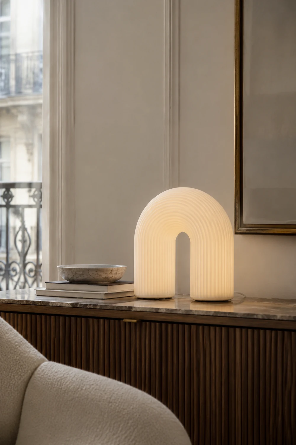 Unique Arch Metal Table Lamp - Lumpaz