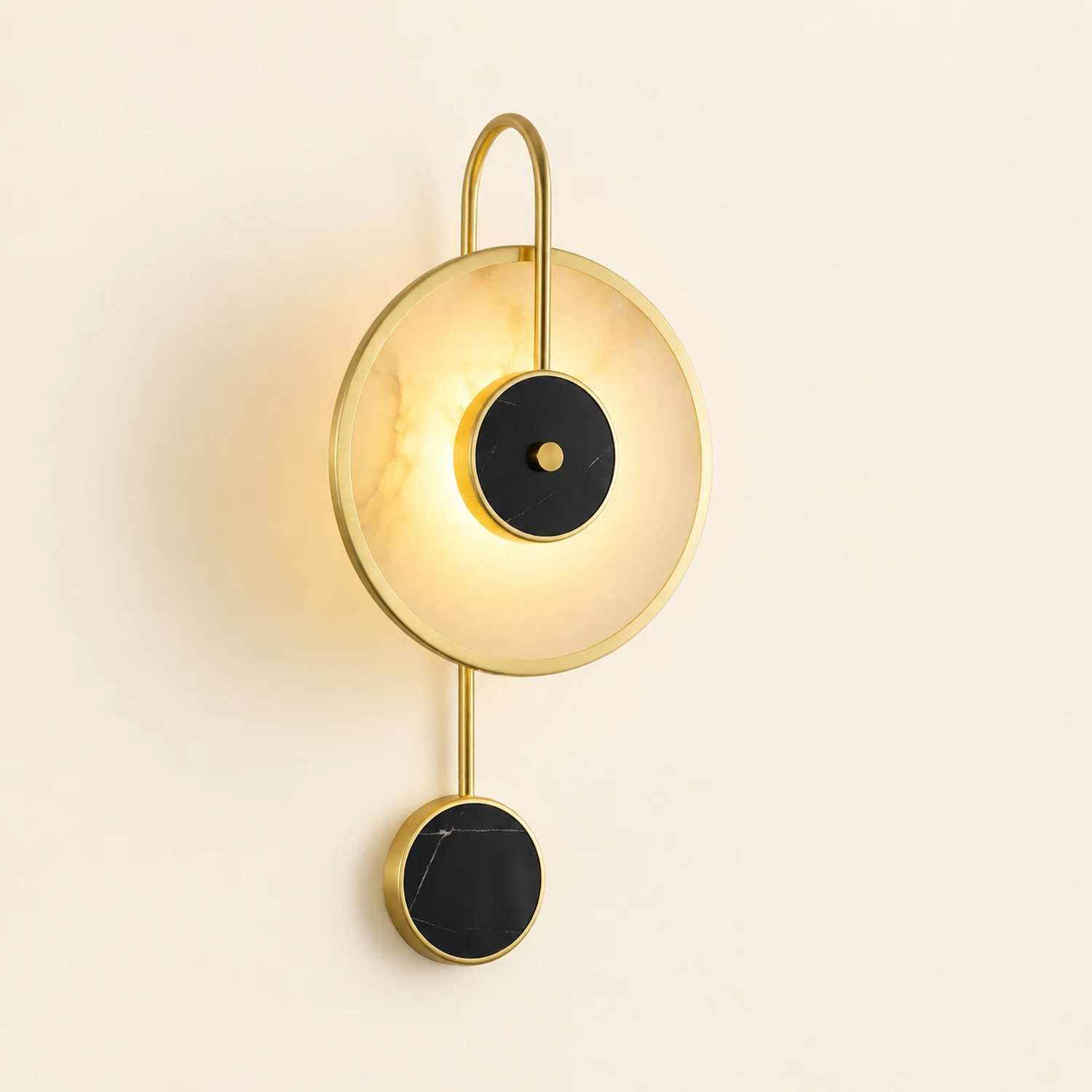 Retro Creative Indoor Round Wall Light - Lumpaz