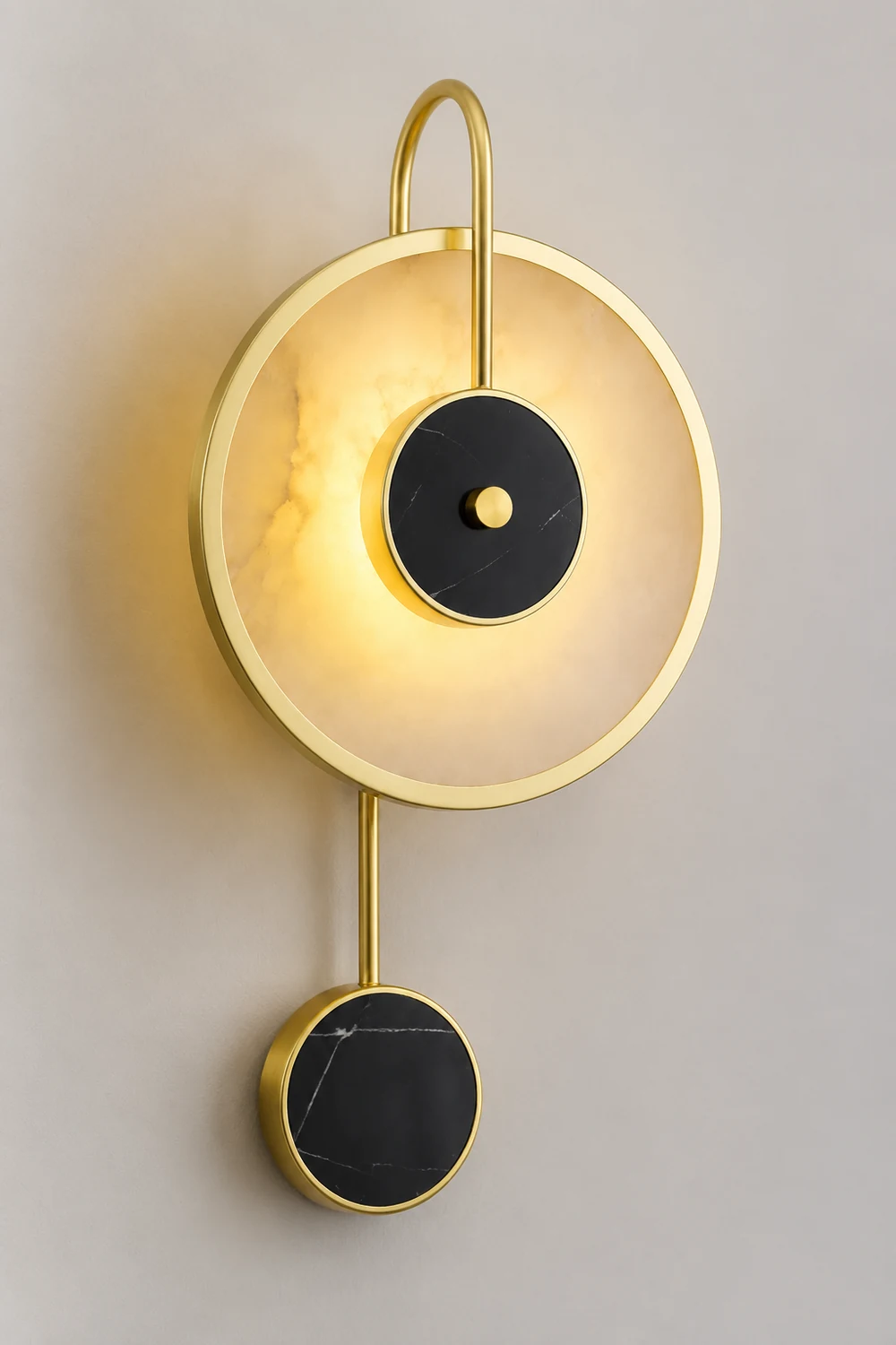 Retro Creative Indoor Round Wall Light - Lumpaz