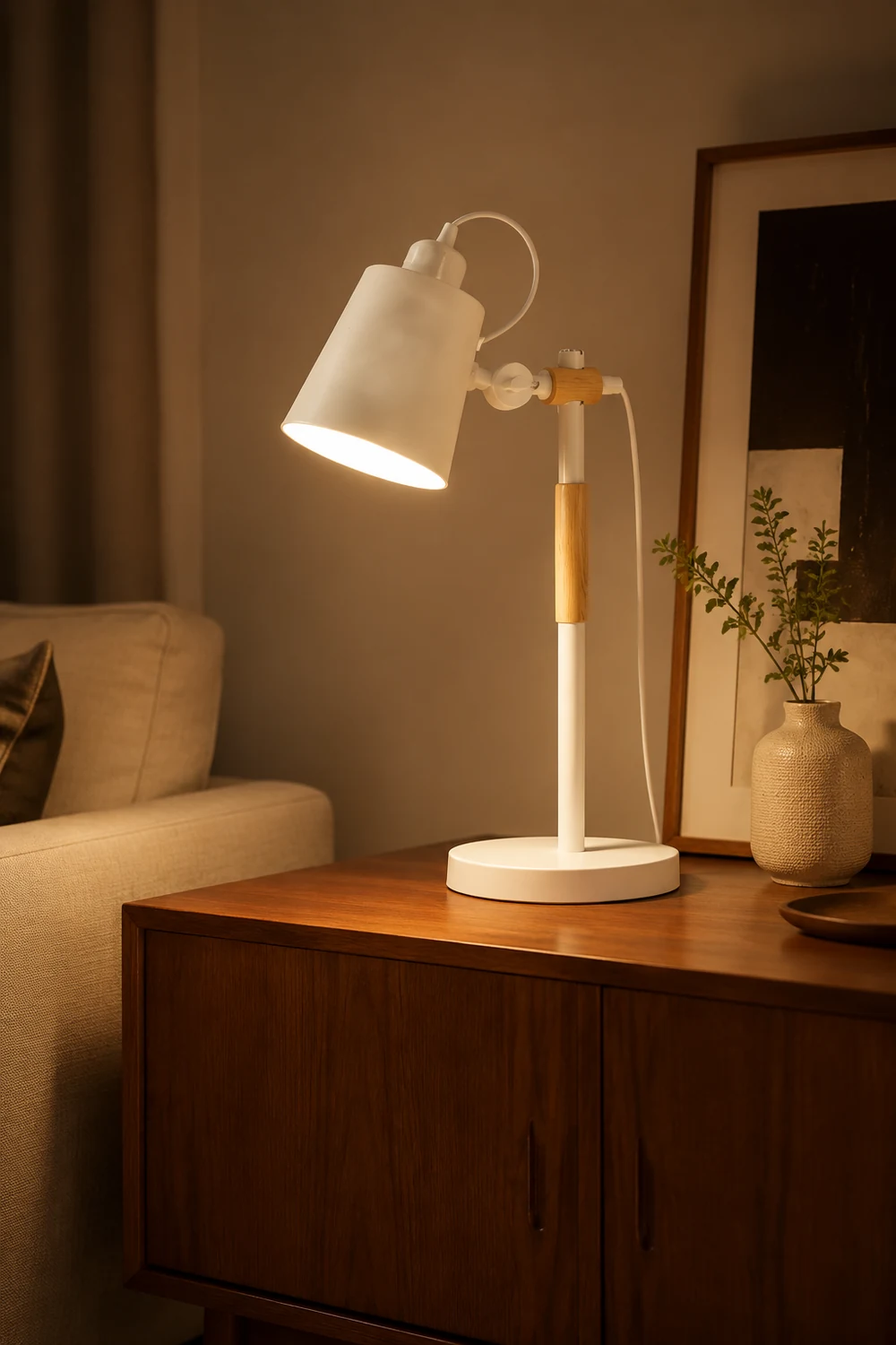 LED Modern Nordic Simple Bedroom Table Lamp - Lumpaz