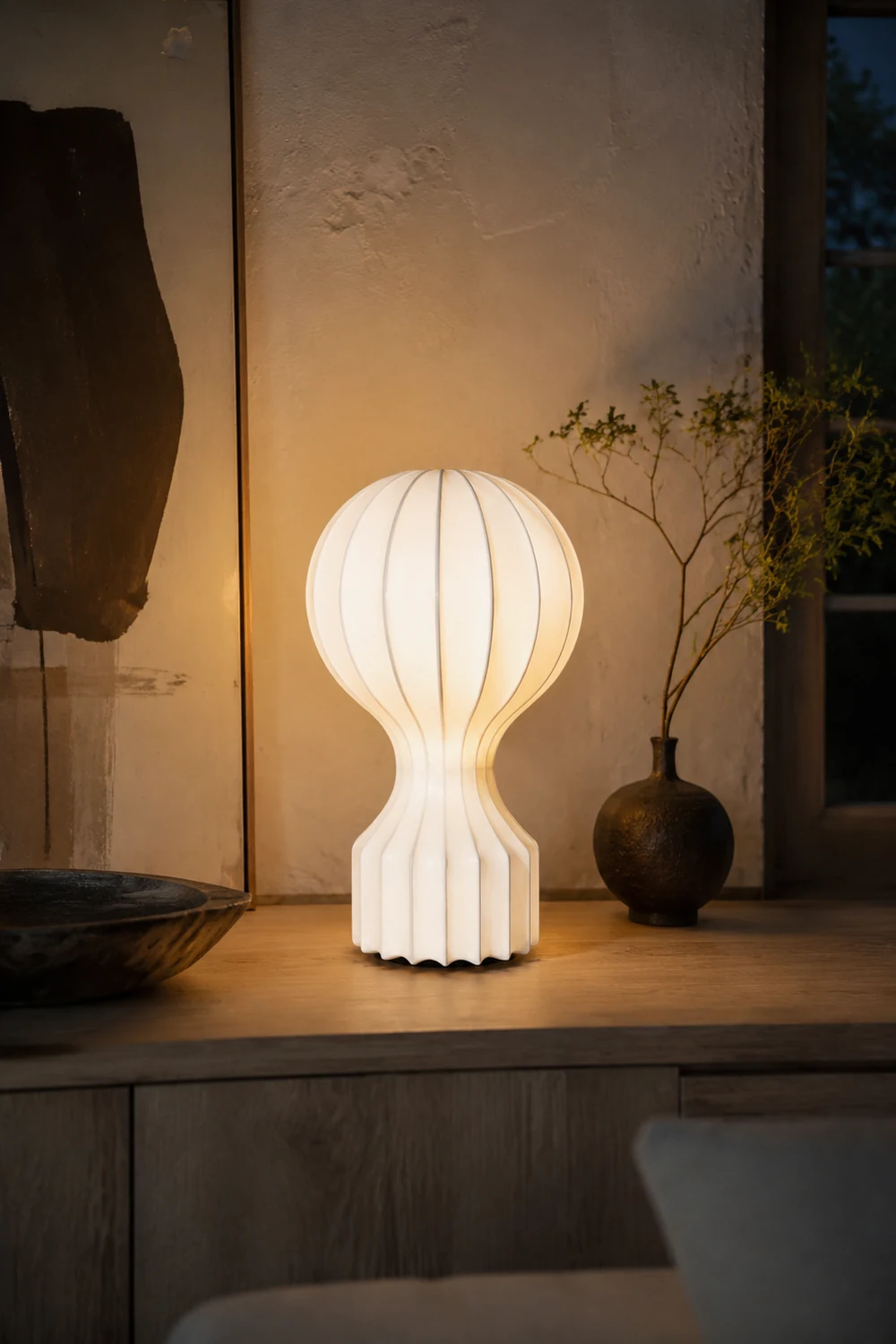 Vintage Fabric Gatto Table lamp - Lumpaz