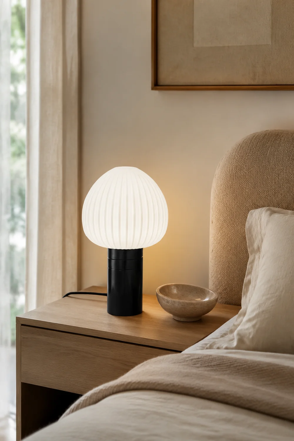 Nordic Light Luxury Simple Bedroom Table Lamp - Lumpaz