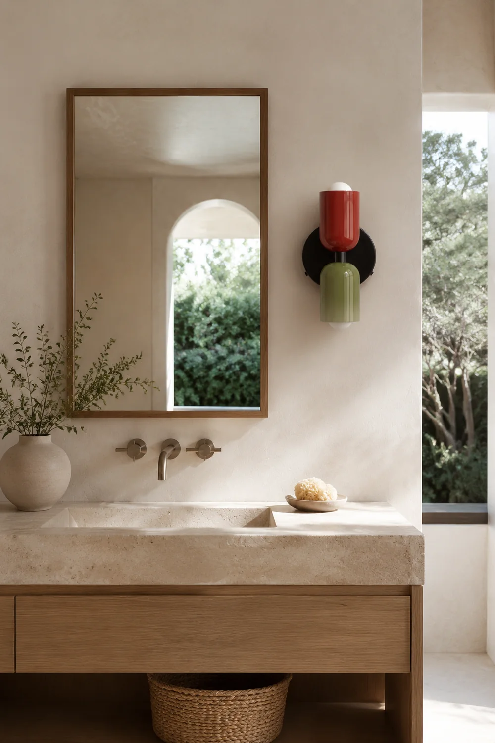 Modern Short Double Head Wall Light - Lumpaz