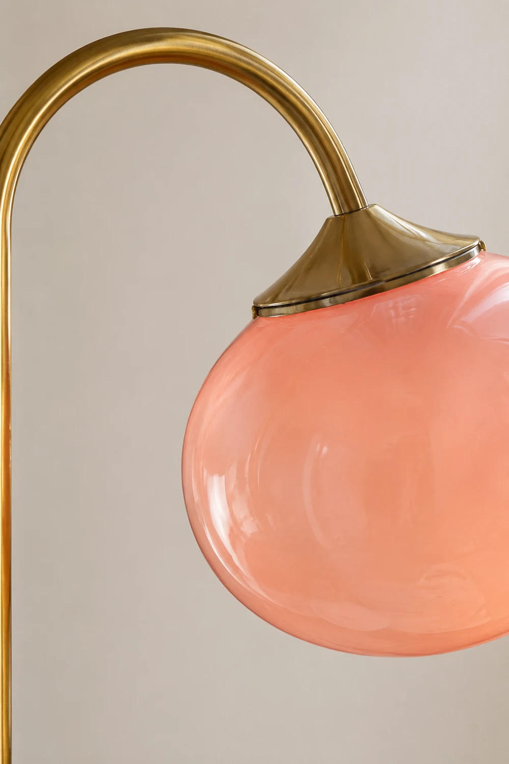 Marshmallow Metal Glass Table Lamp - Lumpaz