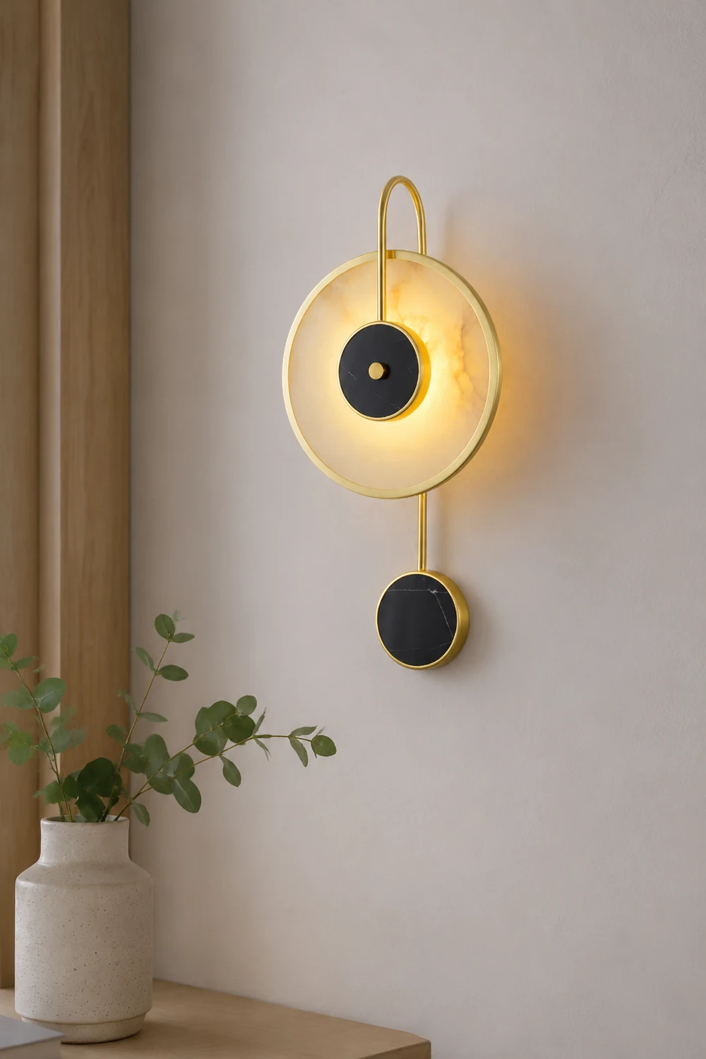 Retro Creative Indoor Round Wall Light - Lumpaz