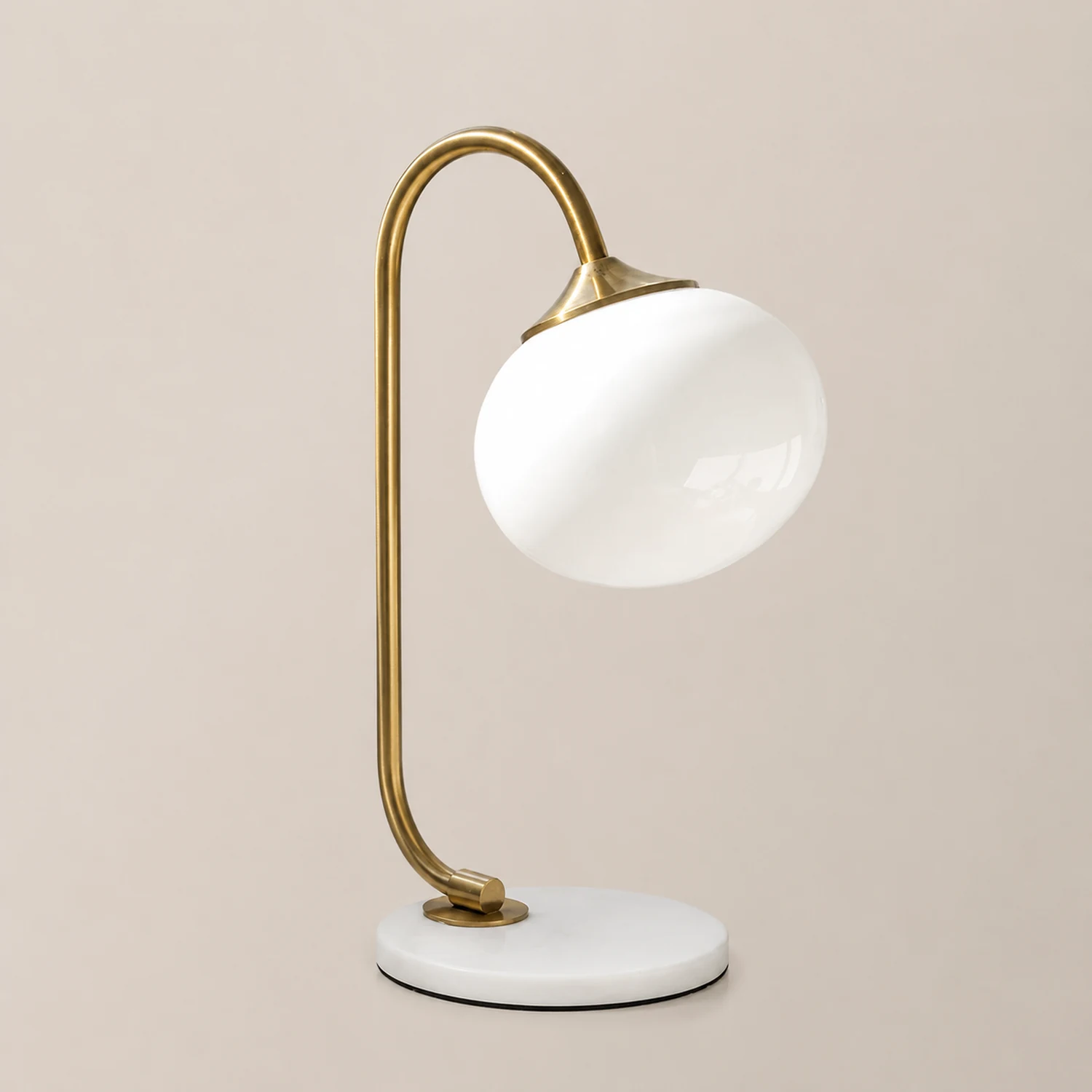 Marshmallow Metal Glass Table Lamp - Lumpaz