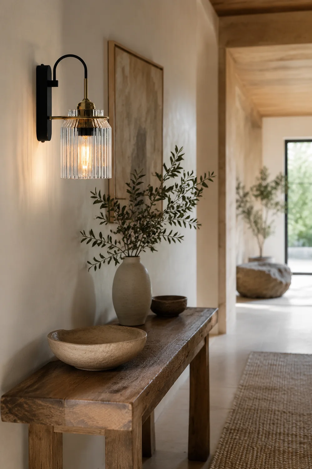 Industria Glass Shade Funnel Wall Lamps - Lumpaz
