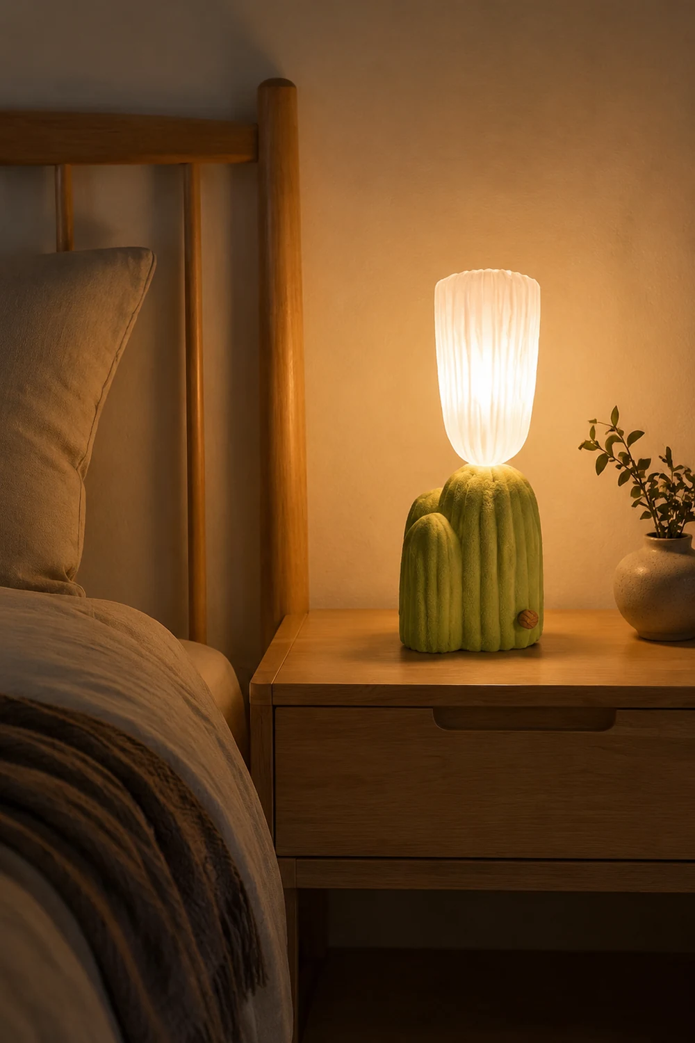 Creative Green Cactus Table Lamp - Lumpaz