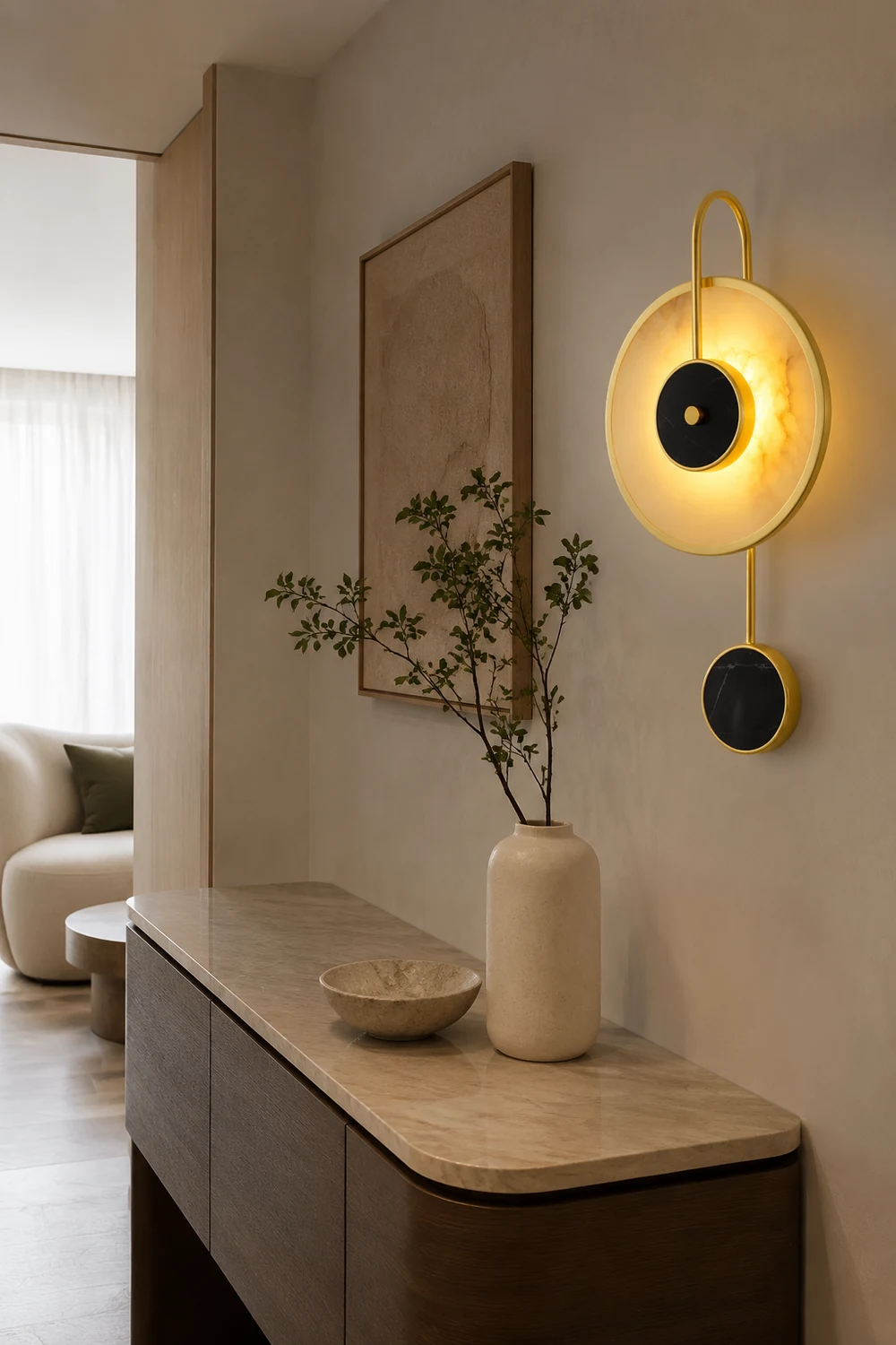 Retro Creative Indoor Round Wall Light - Lumpaz