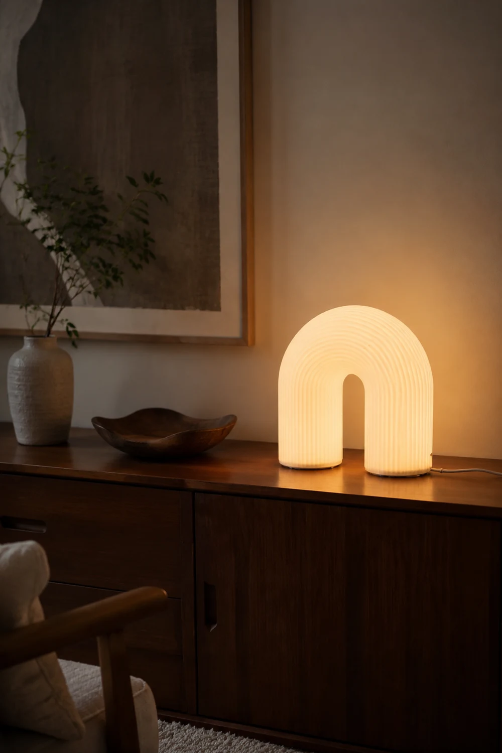 Unique Arch Metal Table Lamp - Lumpaz