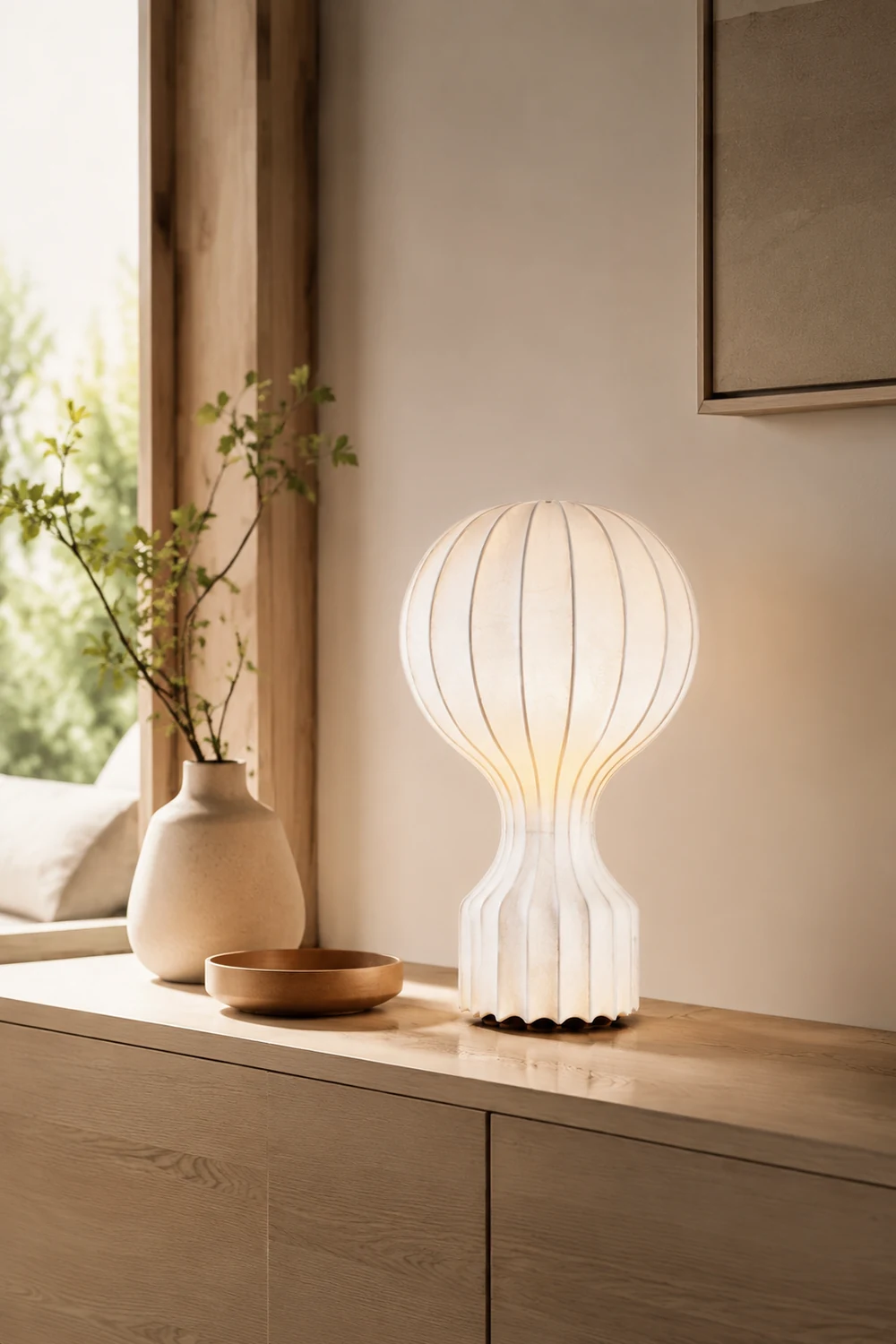 Vintage Fabric Gatto Table lamp - Lumpaz