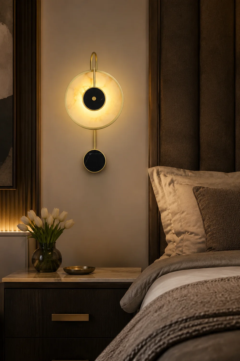 Retro Creative Indoor Round Wall Light - Lumpaz