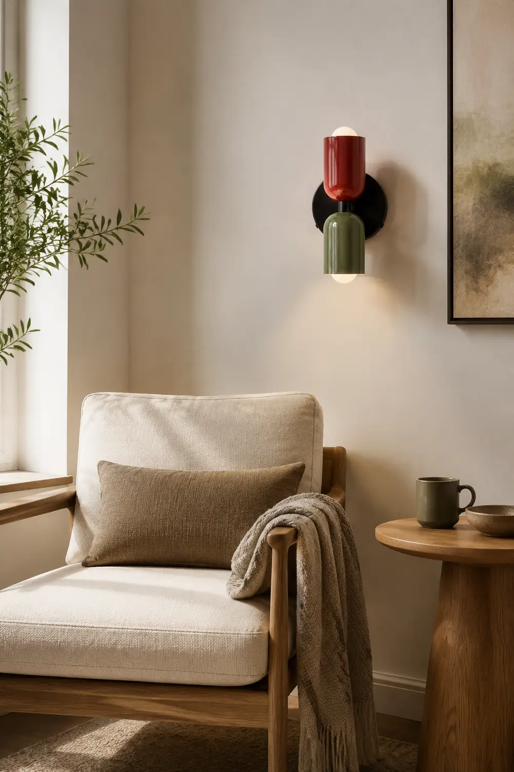 Modern Short Double Head Wall Light - Lumpaz