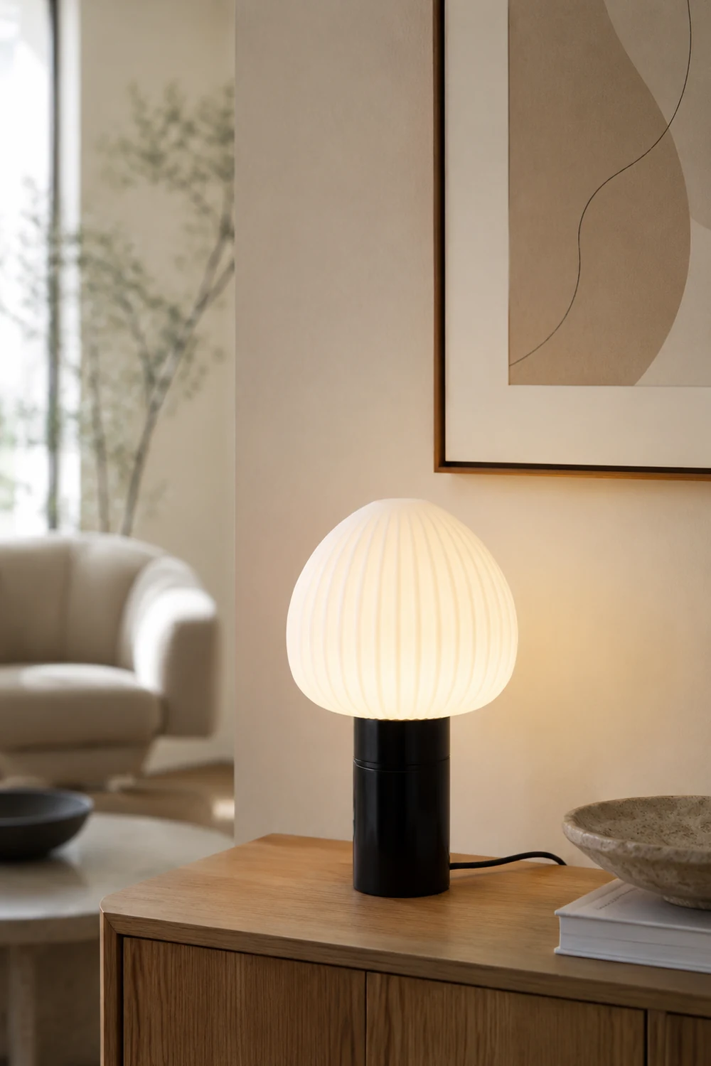 Nordic Light Luxury Simple Bedroom Table Lamp - Lumpaz