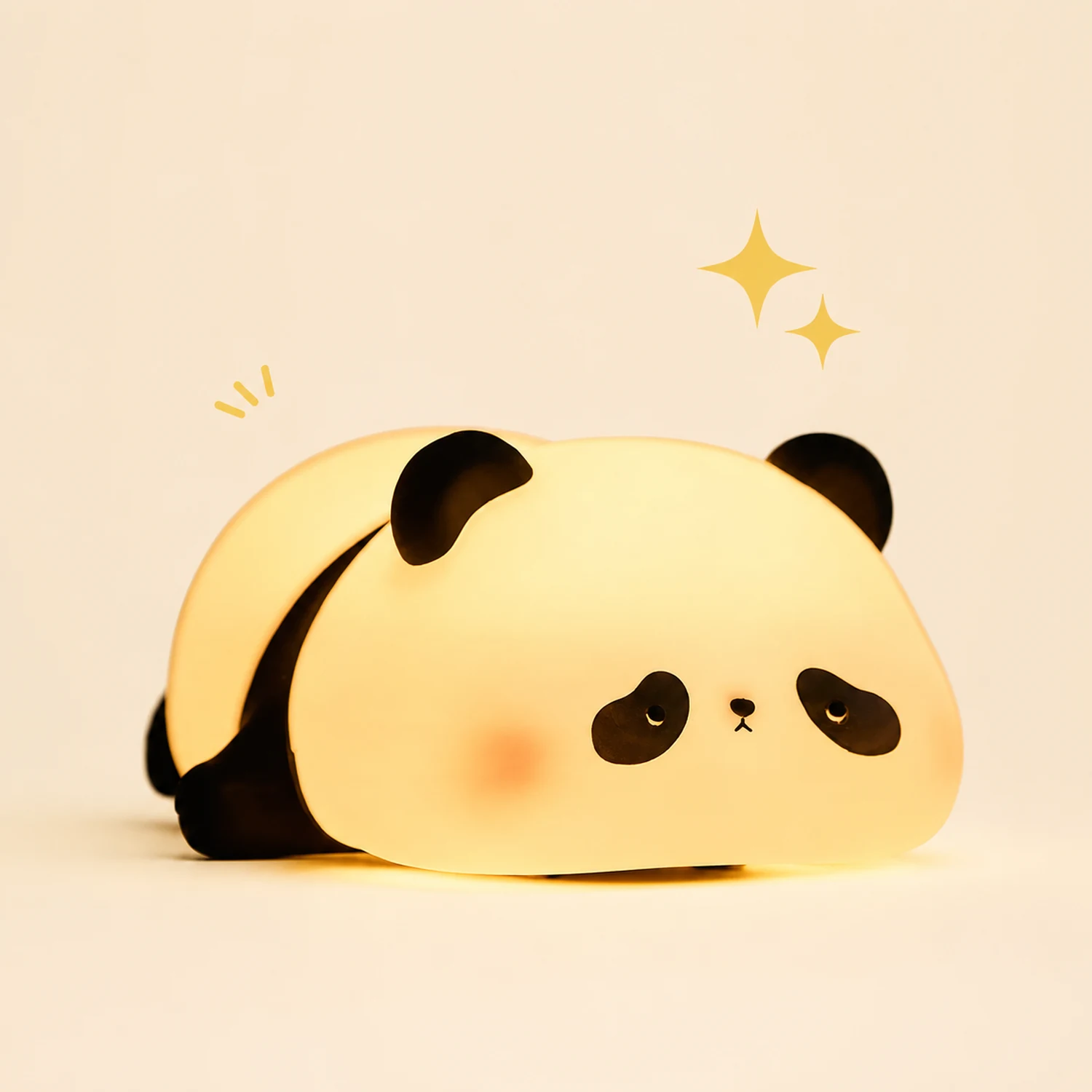 Panda Led Silicone Bedroom Night Light Table Lamp - Lumpaz