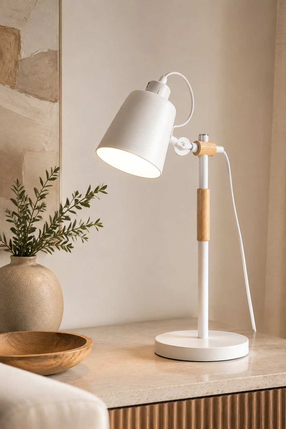 LED Modern Nordic Simple Bedroom Table Lamp - Lumpaz