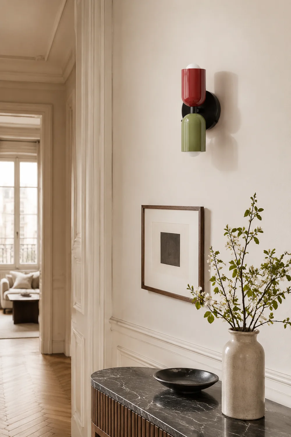 Modern Short Double Head Wall Light - Lumpaz