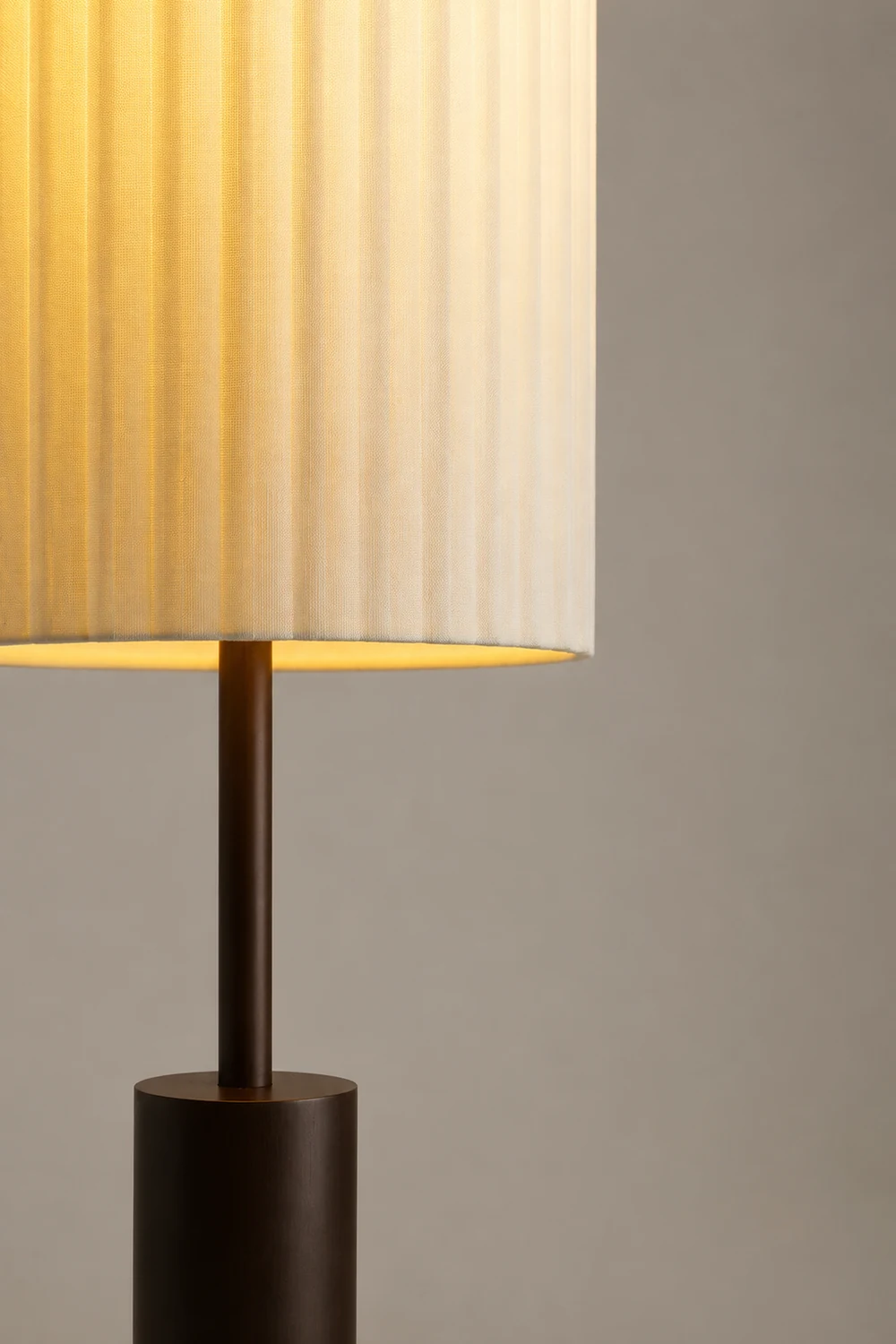 Japanese Style Fabric Wabi Sabi Dorica Floor Lamp - Lumpaz