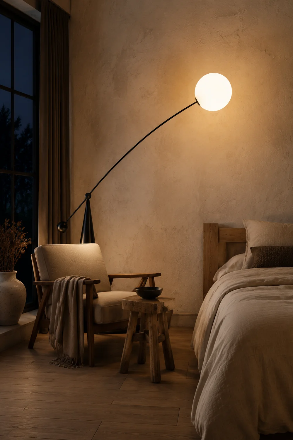Minimalist Designer Iron Fishing Floor Lamp - Lumpaz