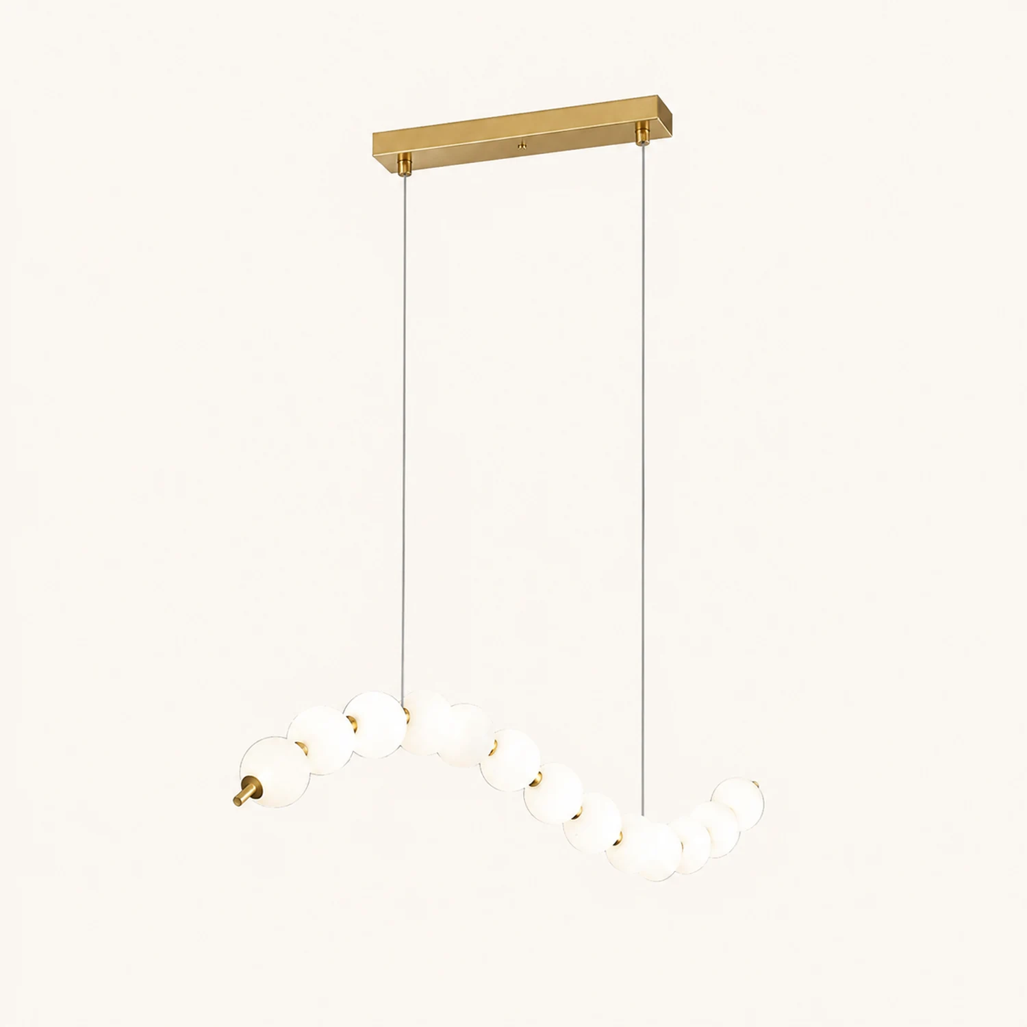 Creative Necklace String White Ball LED Pendant Lights - Lumpaz