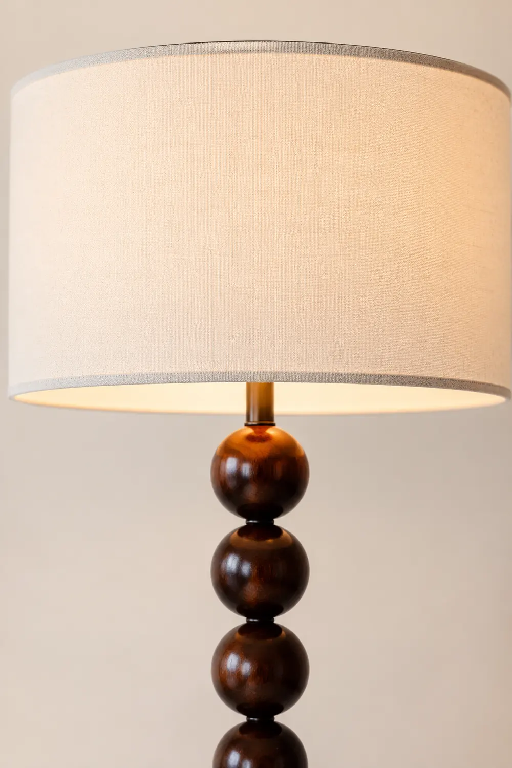 Medieval Wooden Barbell Floor Lamp - Lumpaz